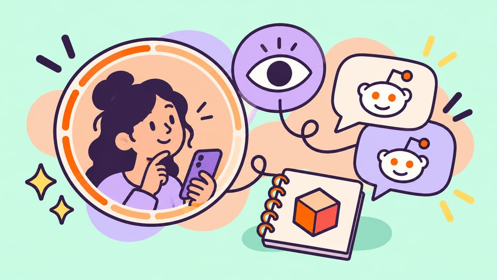 A story portrait, eye and discussion bubbles illustrate questions about story viewers.